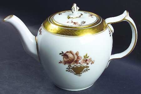 Golden Basket Small Teapot & Lid