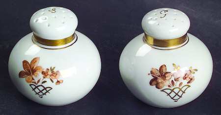 Golden Basket Salt & Pepper Set