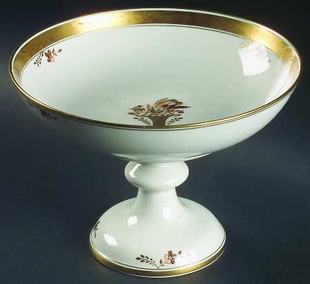 Golden Basket 8" Diameter Pedestal Cake Stand