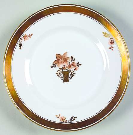 Golden Basket Salad Plate