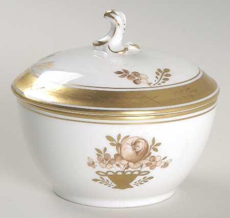 Golden Basket Mini Sugar Bowl & Lid
