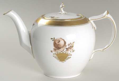 Golden Basket Teapot & Lid
