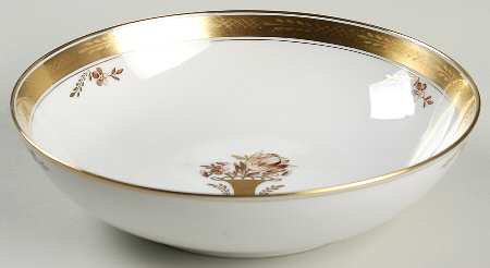 Golden Basket 8" Round Vegetable Bowl