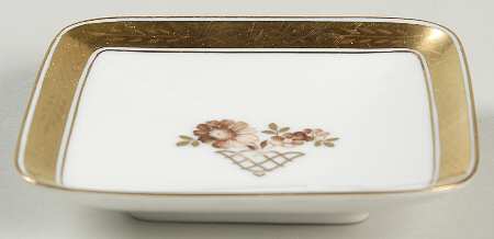 Golden Basket 4" Ashtray