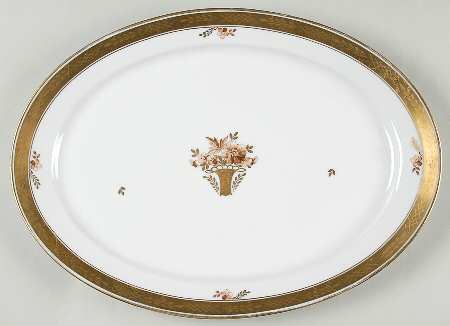 Golden Basket 14" Oval Serving Platter