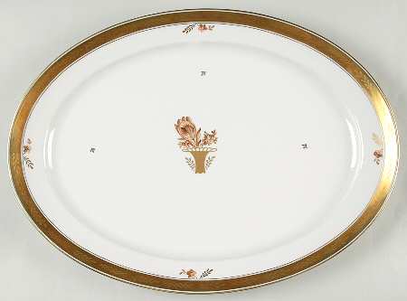 Golden Basket 16" Oval Serving Platter