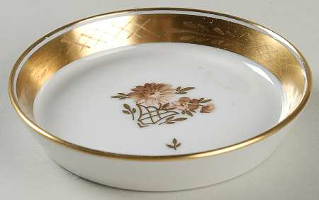 Golden Basket 3" Ashtray