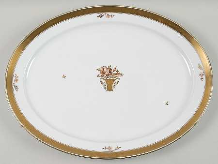 Golden Basket 19" Oval Serving Platter