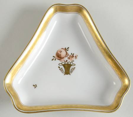 Golden Basket Tray for Condiment Set