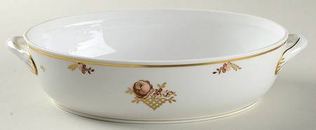 Golden Basket Oval Vegetable No Lid