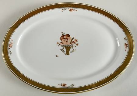 Golden Basket 11" Oval Serving Platter