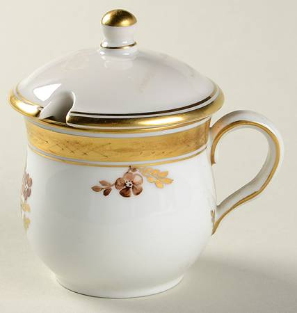 Golden Basket Mustard Jar & Lid