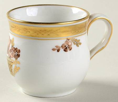 Golden Basket Mustard Jar No Lid
