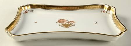 Golden Basket Tray for Creamer & Sugar with Lid