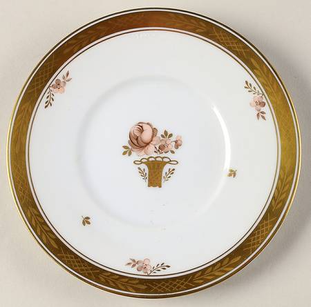 Golden Basket Bread & Butter Plate
