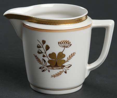 Golden Clover (White) Creamer