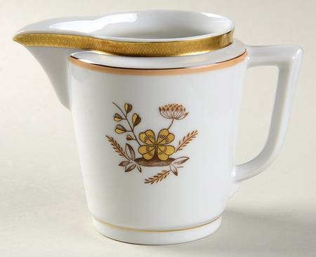 Golden Clover (White) Creamer