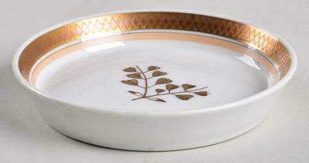 Golden Clover (White) Small Ashtray