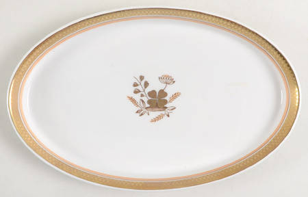 Golden Clover (Cream) Pickle Dish by Royal Copenhagen