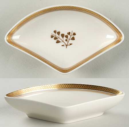 Golden Clover (Cream) Pickle Dish
