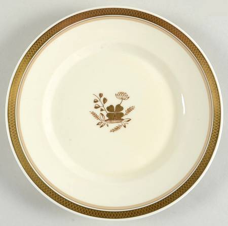 Golden Clover (Cream) Salad Plate by Royal Copenhagen