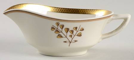 Golden Clover (Cream) Individual Gravy Boat No Underplate by Royal Copenhagen