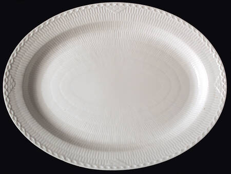 Gold Fan 17" Oval Serving Platter