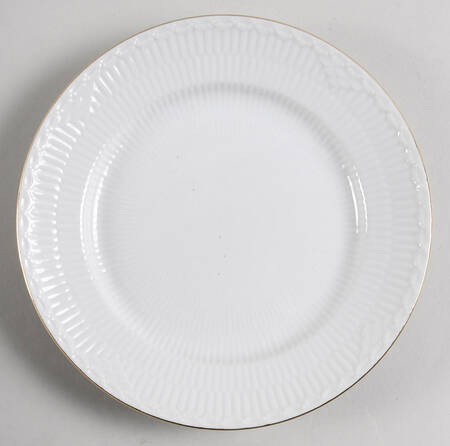 Gold Fan Salad Plate