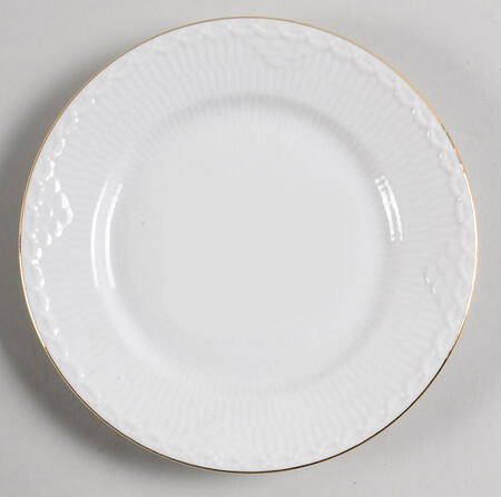 Gold Fan Bread & Butter Plate
