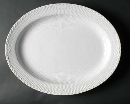 Gold Fan 16" Oval Serving Platter