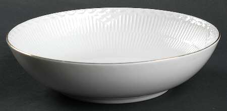 Gold Fan 8" Round Vegetable Bowl