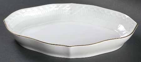 Gold Fan Pickle Dish