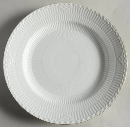 Gold Fan Dinner Plate