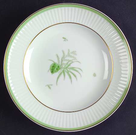 Green Melodi Bread & Butter Plate