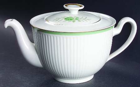 Green Melodi Teapot & Lid