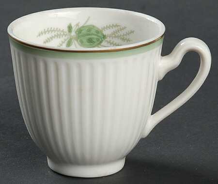 Green Melodi Footed Demitasse Cup