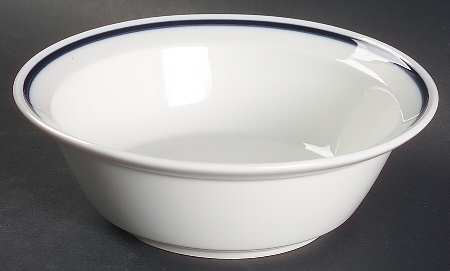 Indigo Rim Cereal Bowl