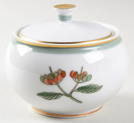 Java Sugar Bowl & Lid