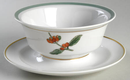 Java Gravy Boat with Attached Underplate