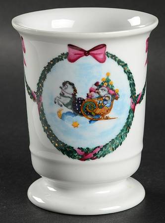 Jingle Bells 8 Oz China Juice Tumbler
