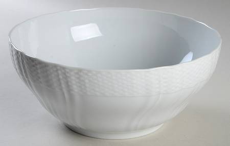 Josephine White 9" Salad Serving Bowl