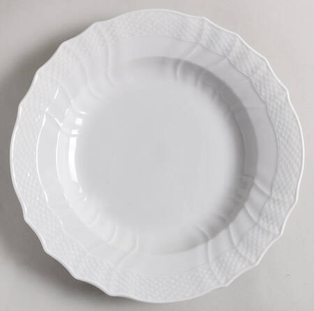 Josephine White Luncheon Plate