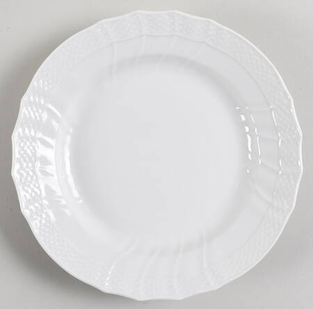 Josephine White Salad Plate