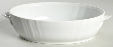 Josephine White Oval Vegetable No Lid