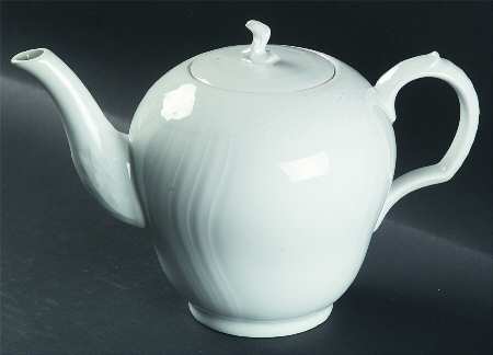 Josephine White Teapot & Lid