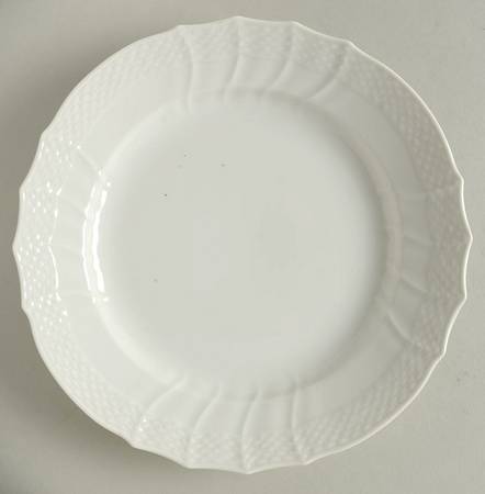 Josephine White Luncheon Plate