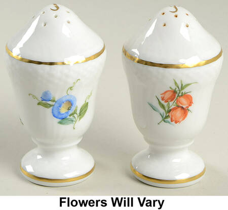 Light Saxon Flower Salt & Pepper Set