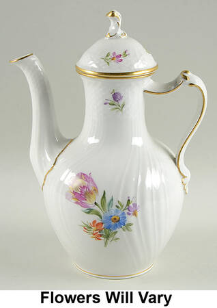 Light Saxon Flower Small Coffee Pot & Lid