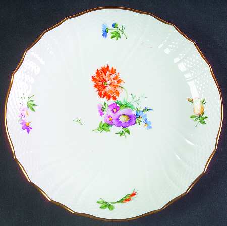 Light Saxon Flower Coupe Salad Plate