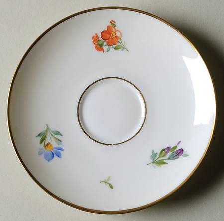 Light Saxon Flower Saucer for Flat Demitasse Cup
